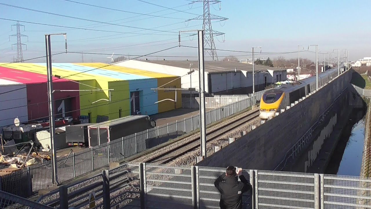 Trains At Rainham (Essex) & Manor Way Crossing 17/2/18 YouTube