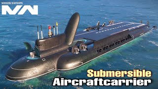 Modern Warships: Submersible Aircraftcarrier in action. screenshot 3