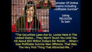 Nanci Jo Frazer: Offshore Public Recorded Call Giving Off Shore Advice for Profitable Sunrise