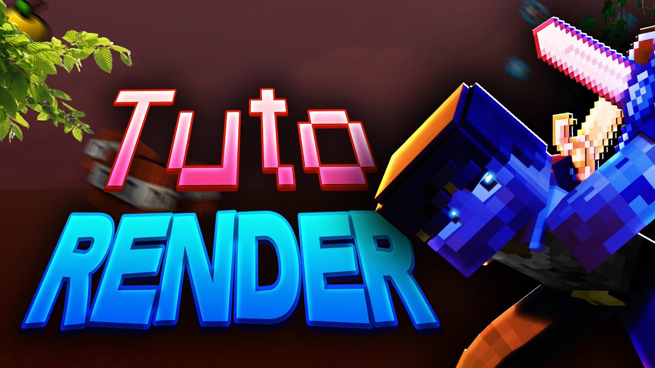 Tuto faire un render minecraft sur blender - YouTube