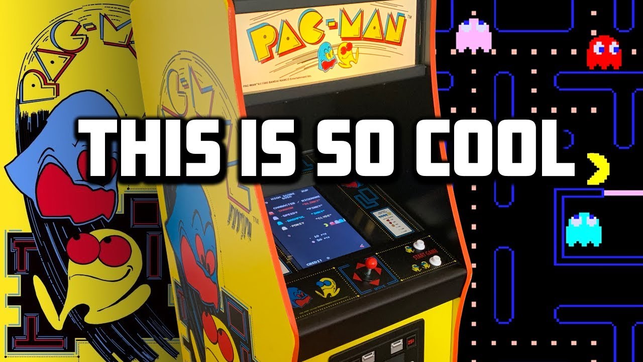 REVIEW: Pac-Man Quarter Arcade cabinet by Numskull - YouTube