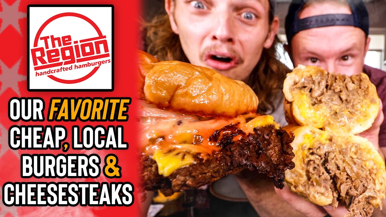 Eating Our Favorite CHEAP Burgers & Cheesesteaks in Chicago YouTube