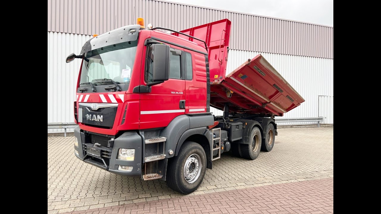 MAN TGS 26.480 6X4 BL, Intarder, Bordmatik