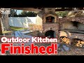 Building An Outdoor Kitchen With a Wood Fired Oven and BBQ / Part 15 / Granite Countertop Install