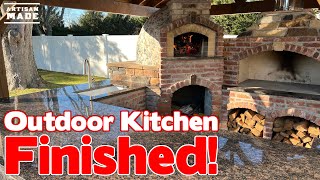 Building An Outdoor Kitchen With a Wood Fired Oven and BBQ / Part 15 / Granite Countertop Install