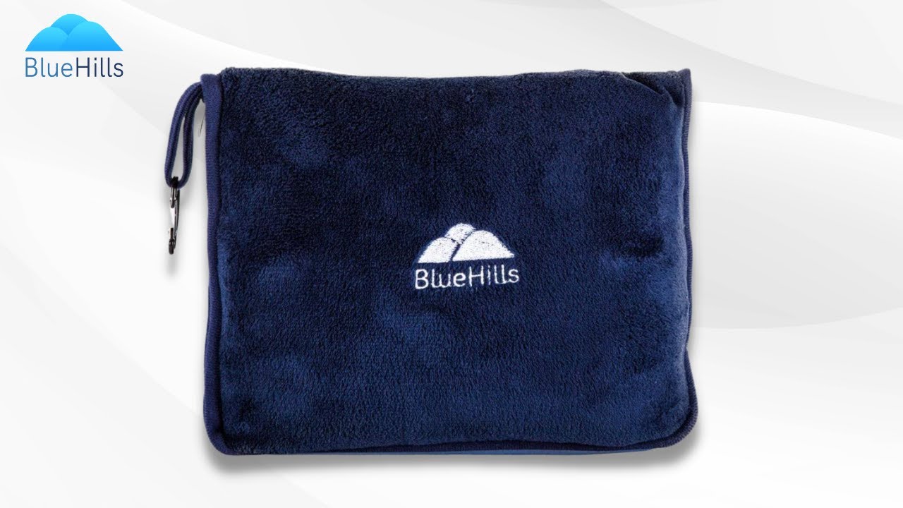 blue hills travel blanket