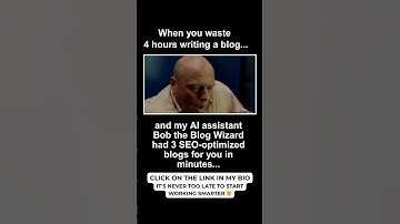 When you waste 4 hours writing a blog 📝⏰