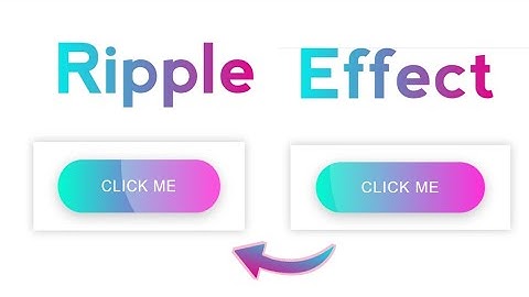 Ripple Effect Button Using CSS & JavaScript