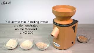 Mockmill LINO 200 - Demonstration, Milling, Results