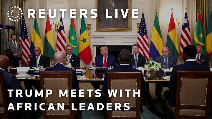 LIVE: President Trump meets with African leaders