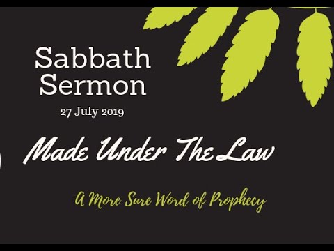 (27-07-2019) Made Under The Law