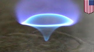 Blue fire tornado: ‘Blue whirl’ could be the answer to cleaning up oil spills - TomoNews screenshot 2