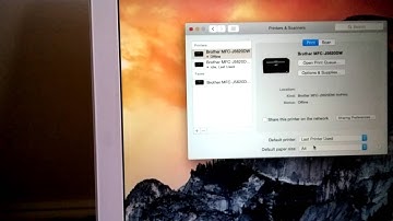 Changing from Wireless to wired printer connection on Mac OSX