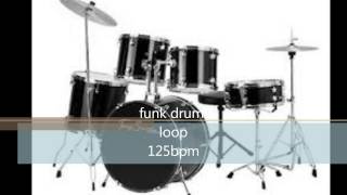 funk drum loop 125bpm