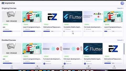 EzyCourse macOS and Windows Demo | TvOS is loading as well | We will update our UI