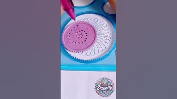Prepare to Be Amazed by Ruler Art #AMAZING #satisfying #shorts #spirograph #asmr #usa #pattern