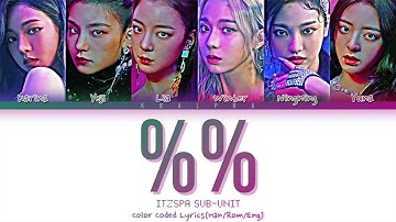 How would ITZSPA (Sub Unit) sing 