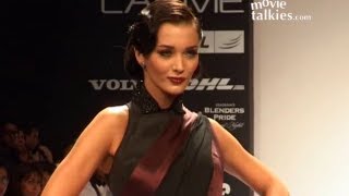 Lakme Fashion Week Winter/Festive 2012: Amy Jackson walks For Pernia Qureshi