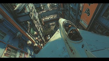 Cyberpunk Ride | Sound-Driven AI Animation | MidJourney + Runway Gen-4 | Christophe Gouazé