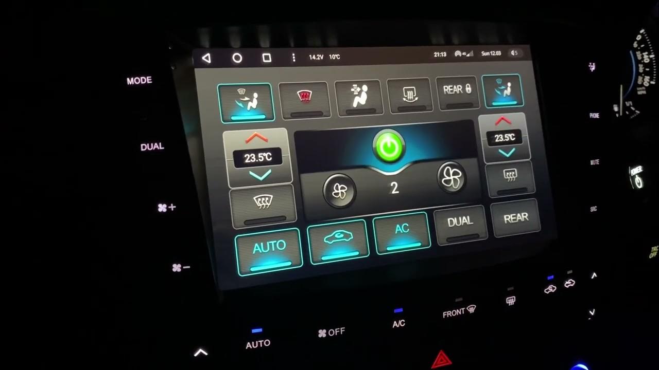 Lexus IS250 Android Head Unit Climate Control App YouTube