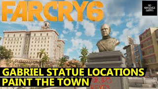Far Cry 6 Gabriel Statue Locations - All 12 - Paint The Town - Deface The Gabriel Statues