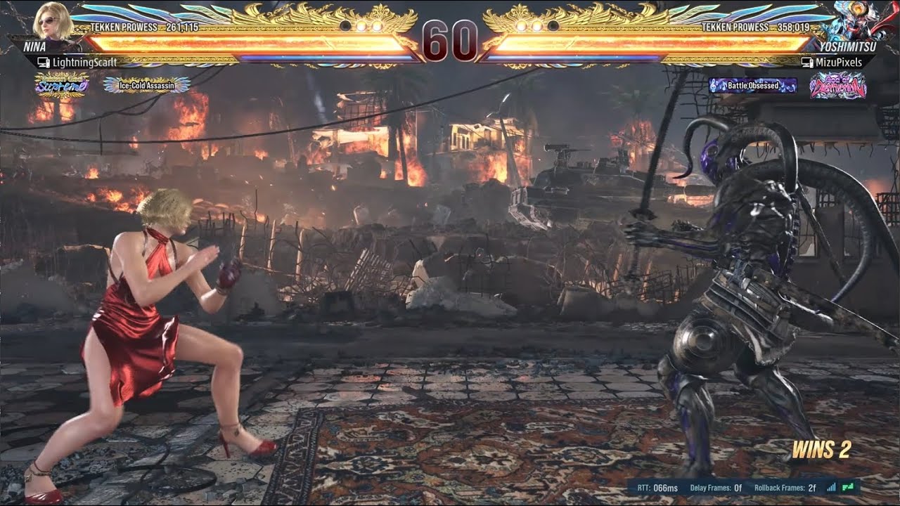 Tekken 8 - Nina Gold Ranked Matches (September 2024 | 01) | Lightning_Scarlet