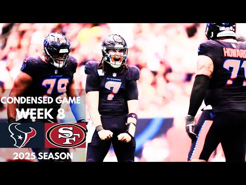Texans vs 49ers 2025 Week 8 Condensed Game | NFL Highlights