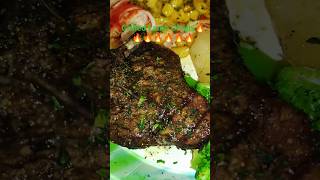 Grilled Lamb Chops, Mac and Cheese with Fake Crab meat, Homemade Potatoes, Broccoli 🥦 #lambchops