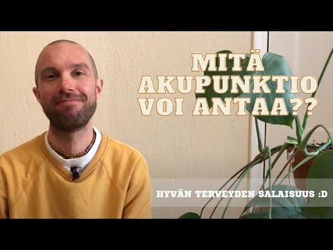 Video: Korva-akupunktio: Mistä Se Voi Auttaa