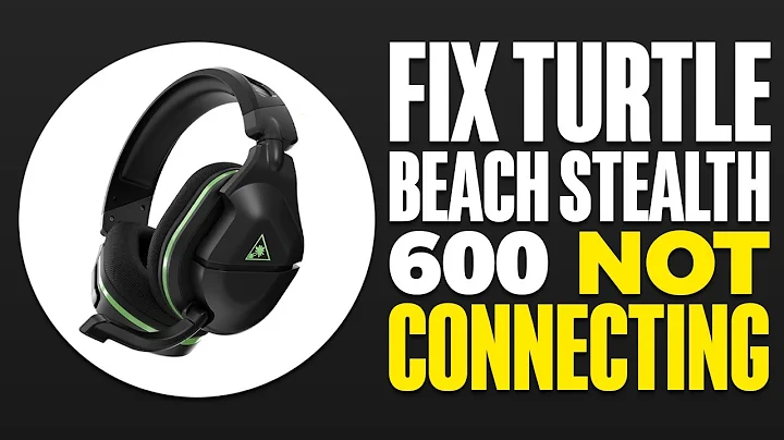 Turtle Beach Stealth 600 Not Connecting (FIX)