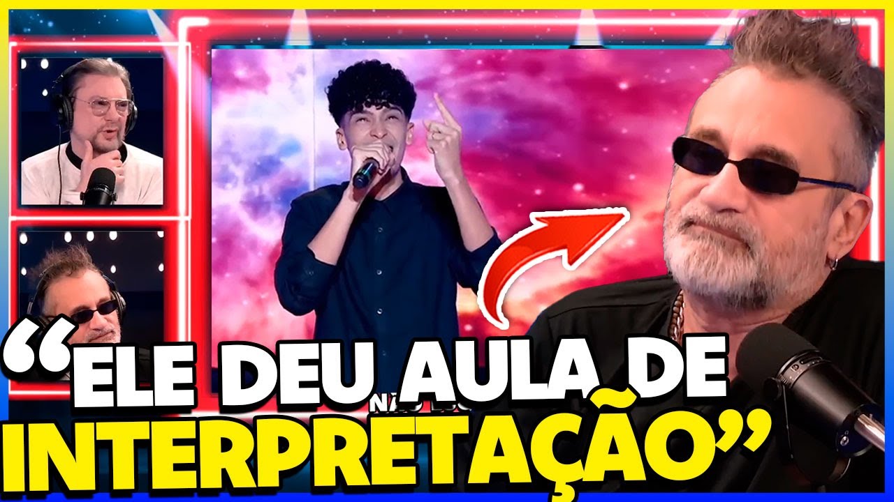 REGIS TADEU SE SURPREENDE COM VINI 