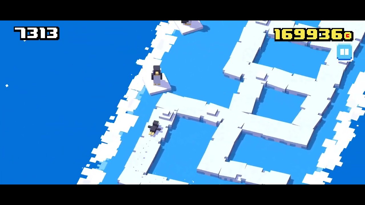 Crossy road slippy penguin 13 015 - YouTube