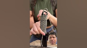Cách làm cán dao tiện ích #bushcraft #survival #sword