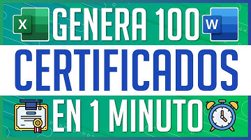 🔥 Cómo Crear Diplomas Automáticos con Excel y Word en Minutos 🏆 (Fácil y Rápido)