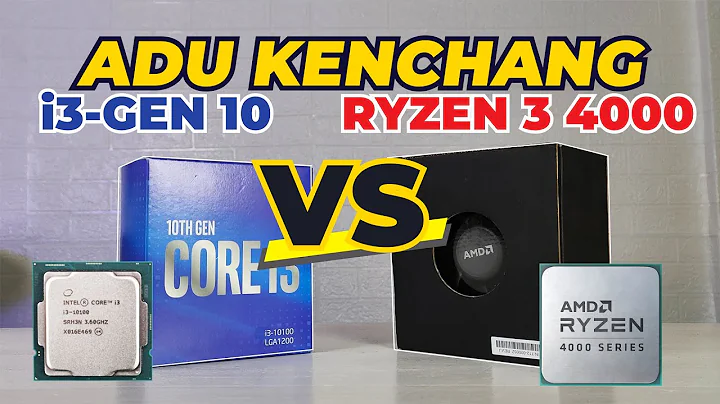 Intel Core i3 i3 10100 vs. Ryzen 3 Pro 4350G: Unleashing the Power