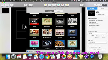Keynote: How to Change a Theme and Change Slide Size