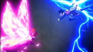 Sarada vs Chouchou - Pelea Completa - Sarada usa el Chidori - Boruto Capítulo 225