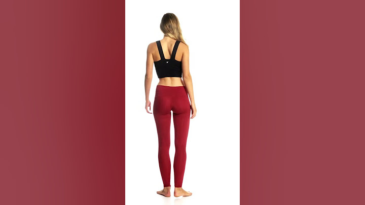 Teeki Burgundy Hot Yoga Pants | SwimOutlet.com