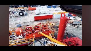 1500hp Drilling Rig Mud Tank System designed and manufactured for Algeria by Brightway