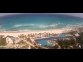 #Cancun | Un calor extremo en el #Caribe 🌤️ Así se vive en la playa