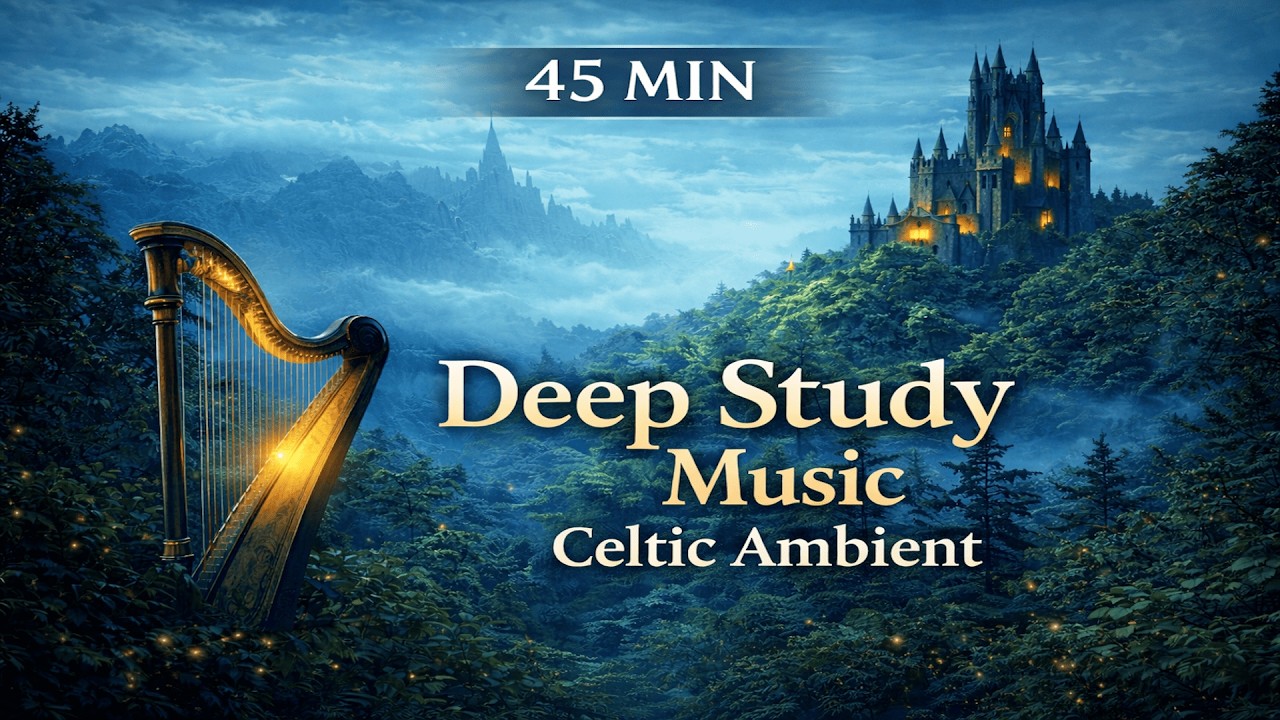 45 Min Deep Study Music Celtic Ambient