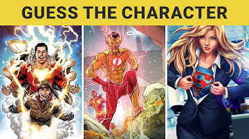 Can YOU Guess These DC Characters?