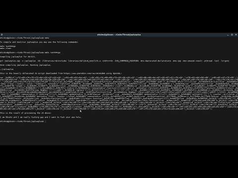 jsplusplus - C++ V8 JS Engine Linux PoC