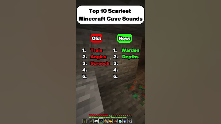 Minecraft scariest sounds