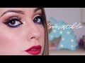 MAQUILLAJE CON IRRESISTIBLE BEAUTY CREATIONS + DELINEADOR AZUL | MONILLACA