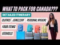 Packing for Canada | Detailed Packing List | Tips to Save Suitcase Space  | Canada Stories