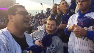 Dave singing National Anthem at World Series Game 3!