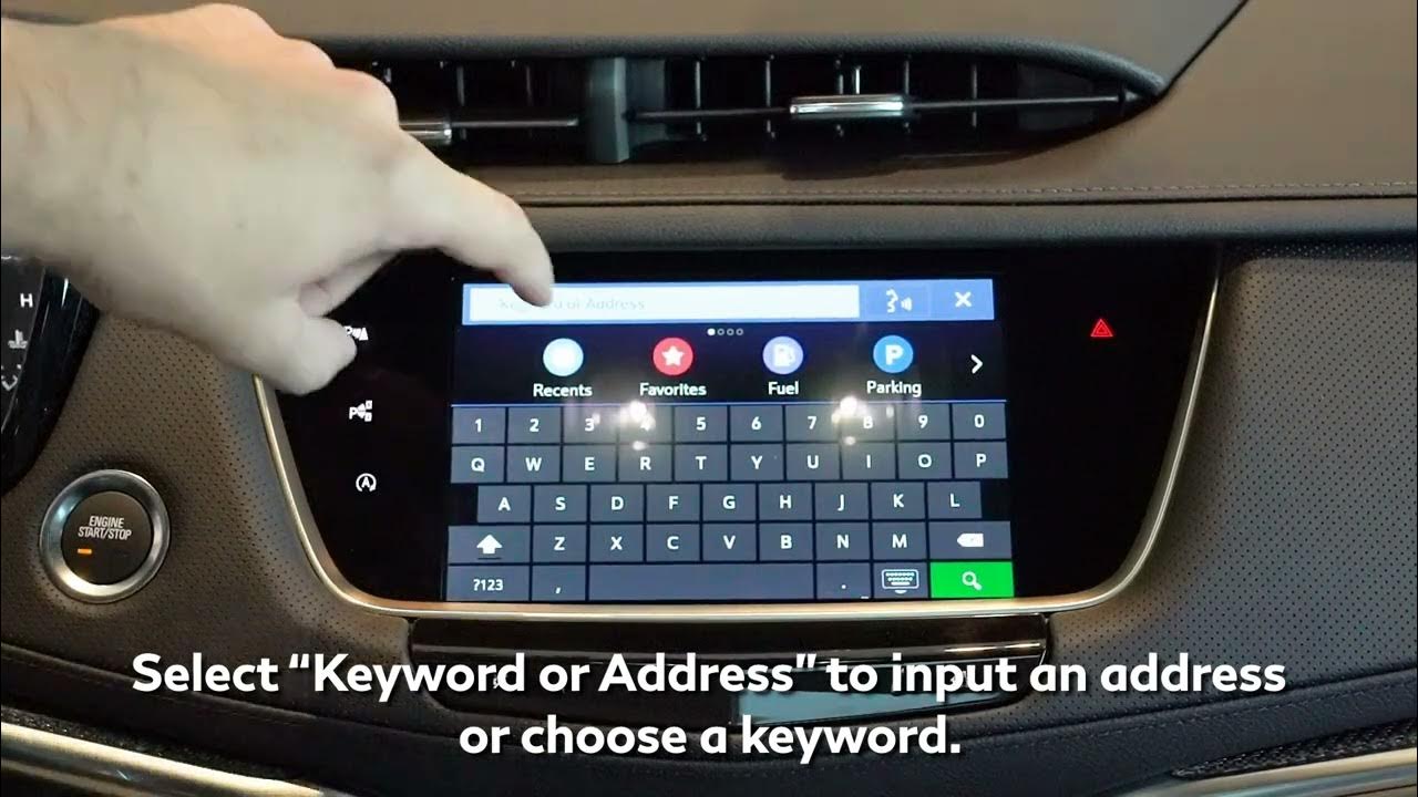How To Operate your Navigation System Cadillac XT5 Red Noland