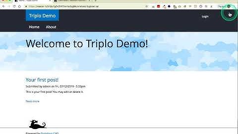 Backdrop CMS - Spin up a Demo site and tour of Dashboard Module