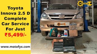 Toyota Innova Complete Car Service At Just ₹ 5,499 | Genuine Spare Parts | 60 Day Service Warranty